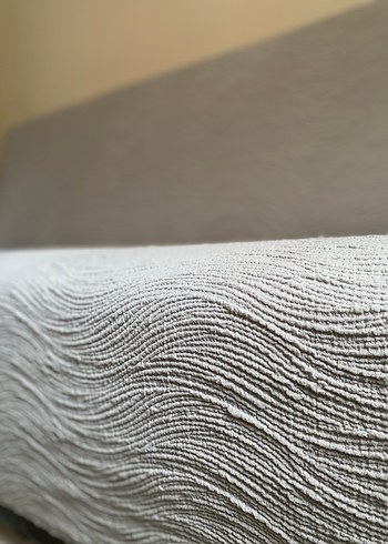  Beden Gri Modern Desenli Kanepe Örtüsü