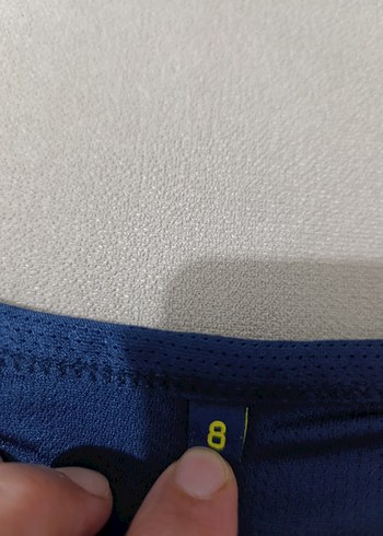 8 Yaş Beden sarı Renk orijinal Fenerbahçe okulu basketbol forması.