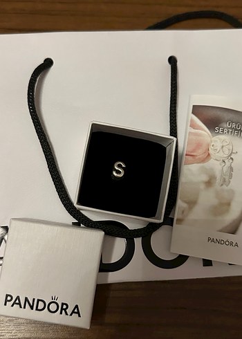 Pandora bileklik S charm harf