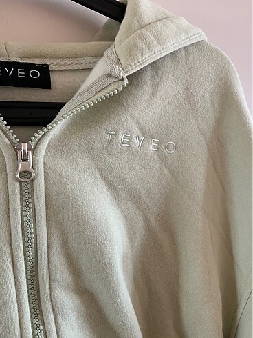 Diğer TEVEO Iconic Oversized Zip Hoodie hırka