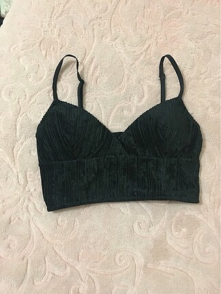 Penti Xs beden siyah kadife bralet