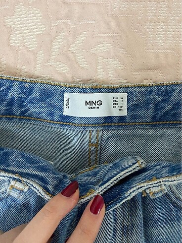 xs Beden mavi Renk Mango jean