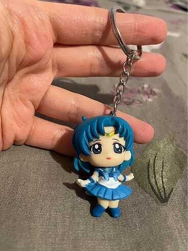 Sailor Moon Salior Merkür Anahtarlık