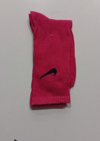 Nike Canli Pembe Spor Corap