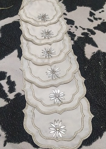 kahve peçetesi taşlı gri 6 li fiyatıdır - Görsel 6