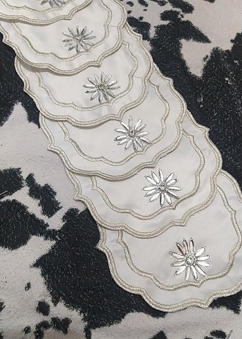 kahve peçetesi taşlı gri 6 li fiyatıdır - Görsel 3