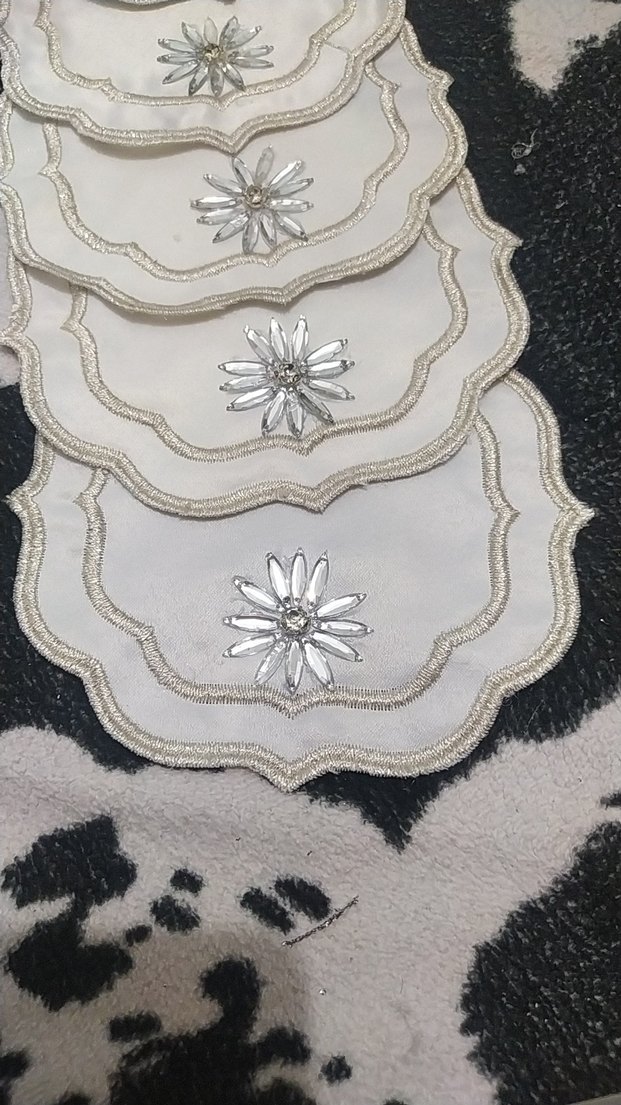 kahve peçetesi taşlı gri 6 li fiyatıdır - Görsel 2