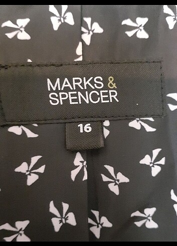 xxl Beden siyah Renk #Marks&Spencer 44 Beden Ceket.