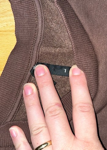 l Beden Kahverengi Kadın Sweatshirt