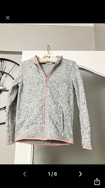 13-14 Yaş Beden H&M fermuarlı sweet