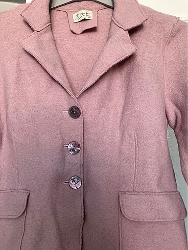 m Beden pembe Renk Pudra rengi blazer ceket