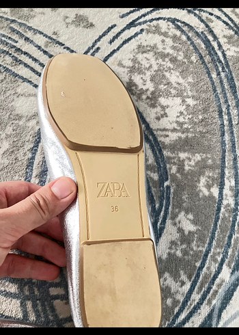 Simli gri parlak babet - Görsel 3