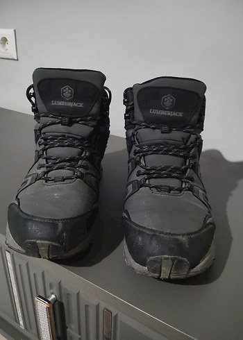 Gri Erkek Spor Botları, Tokalı, Sokak Stili - Görsel 3