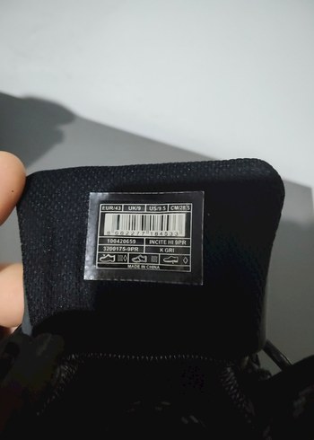 Gri Erkek Spor Botları, Tokalı, Sokak Stili - Görsel 2