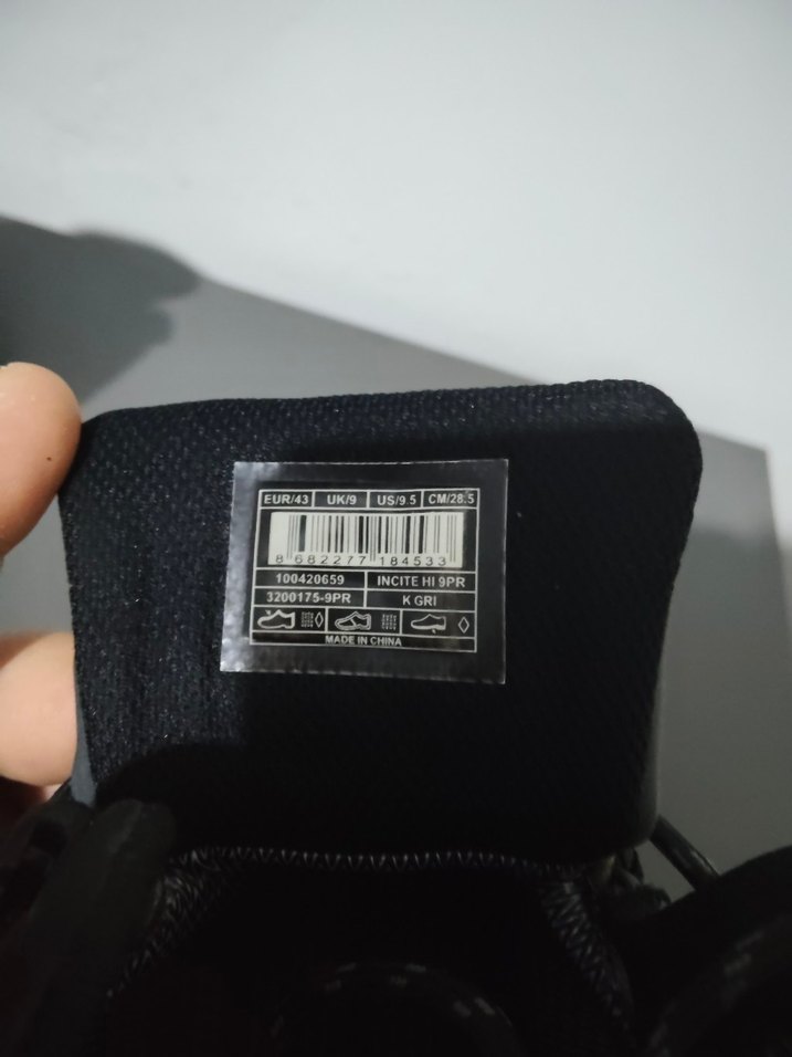 Gri Erkek Spor Botları, Tokalı, Sokak Stili - Görsel 2