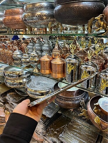  Beden Bakır tepsi