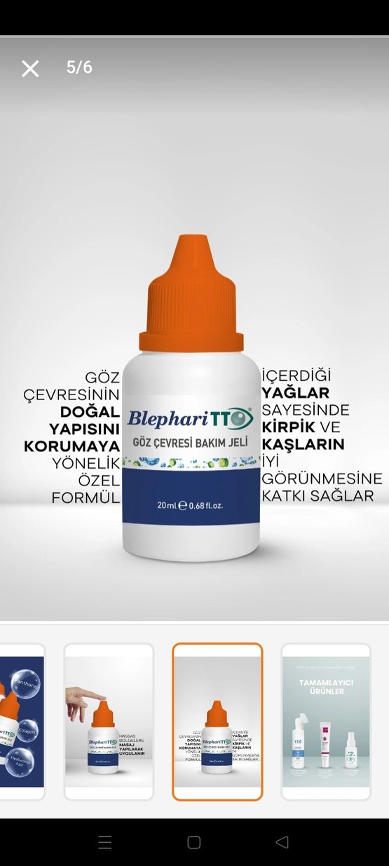 BlephariTTO Göz Çevresi Bakım Jeli 20ml - Görsel 2