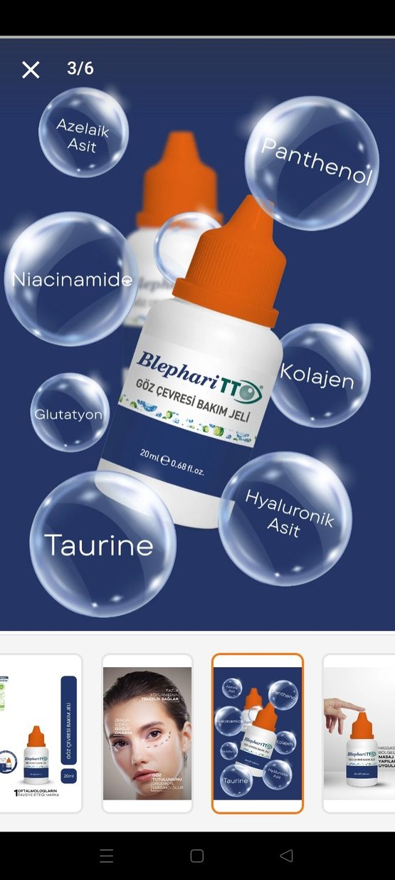 BlephariTTO Göz Çevresi Bakım Jeli 20ml - Görsel 3