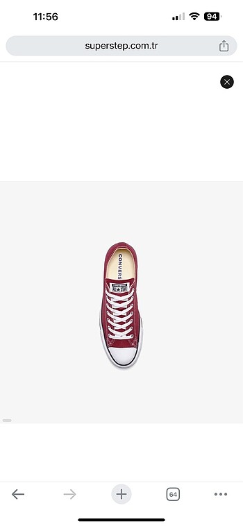 37 Beden Converse bordo