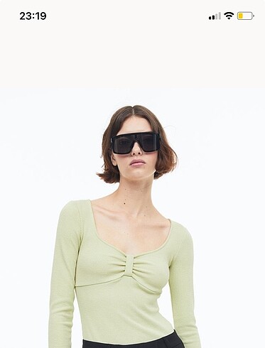 Ribanalı çıtçıtlı body xl H&M