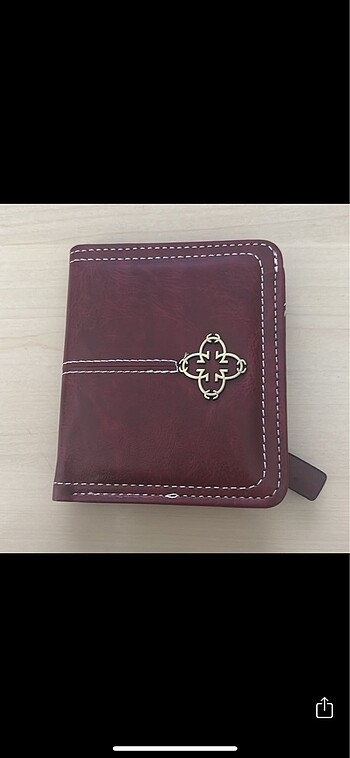 Bordo gotik cüzdan vintage