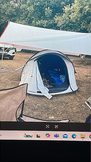 Çadır + yatak/pompa
