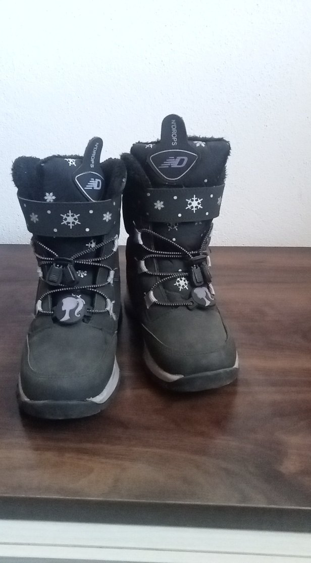 Tokalı Siyah Kız Çocuk Botu - Görsel 4