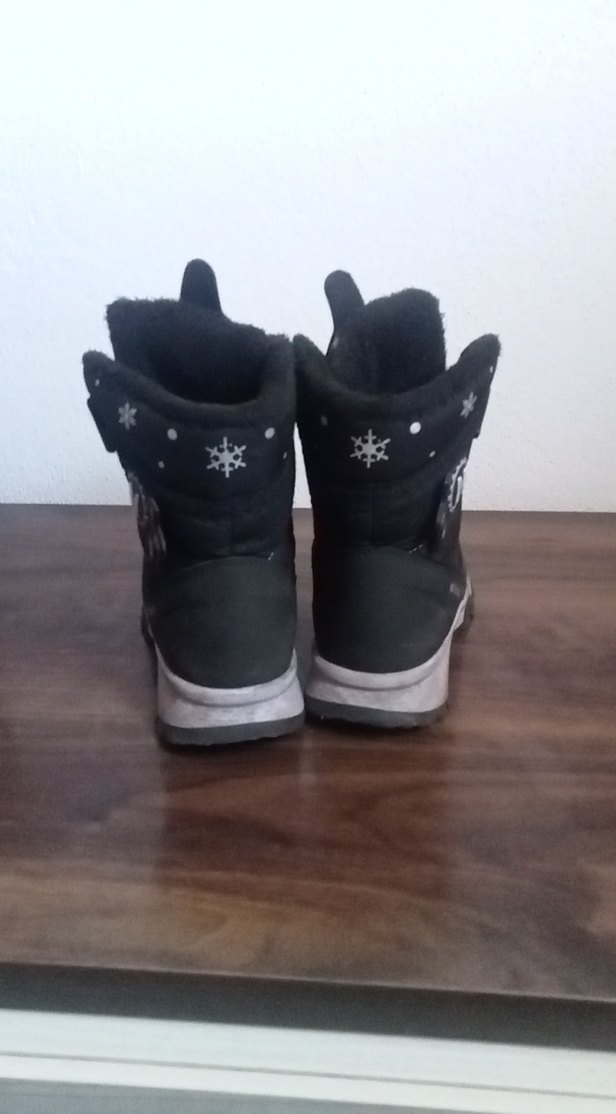 Tokalı Siyah Kız Çocuk Botu - Görsel 5