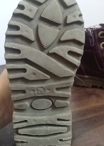 Kız Çocuk Kahverengi Deri Tokalı Bot İçi yünlü kinetix marka - Görsel 4