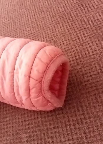 Kız Çocuk Pembe Kapüşonlu Fermuarlı Mont - Görsel 5