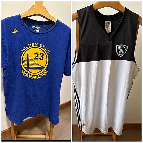 NBA İkilisi - GS Warriors TShirt BK Nets Atlet