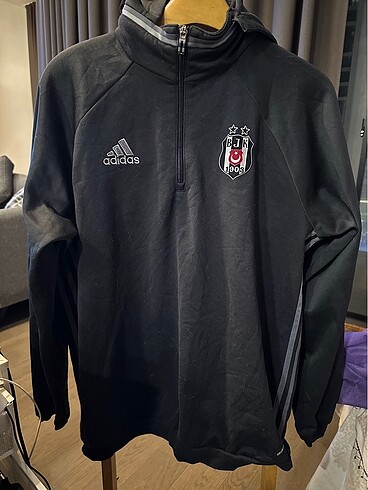 Beşiktaş Adidas Kalın Kumaş Orijinal Kapuşonlu Sweat