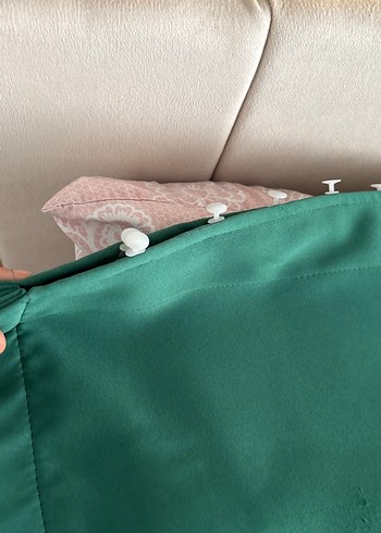 Parlak Yeşil Düz fon perde - Görsel 3