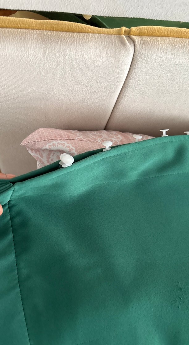 Parlak Yeşil Düz fon perde - Görsel 3