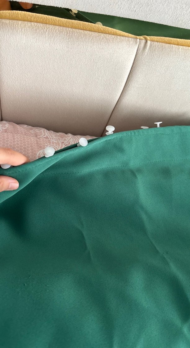 Parlak Yeşil Düz fon perde - Görsel 4