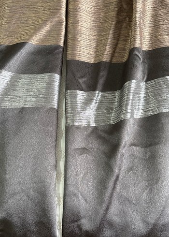 Koyu Kahverengi Çağdaş Düz Fon Perde - Görsel 4