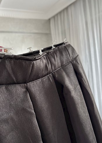 Koyu Kahverengi Çağdaş Düz Fon Perde - Görsel 7