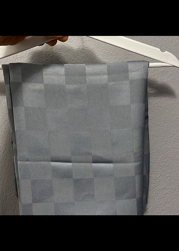 Gri Kareli Minimalist Şal