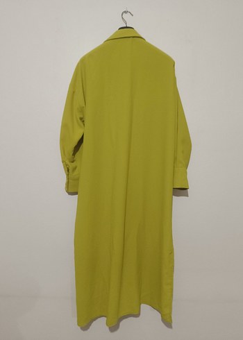 Sarı (Yağ yeşili) Uzun Kollu Kadın Tunik - Görsel 3