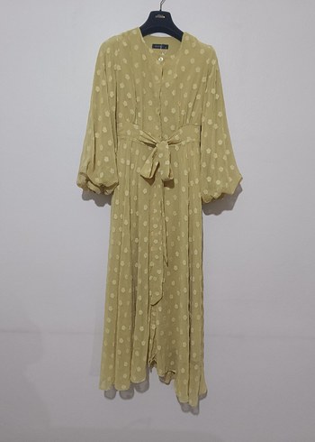 Sarı Bohem Uzun Elbise - Görsel 4