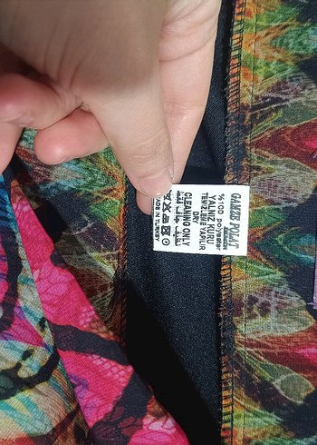 Uzun Çok Renkli Bohem Desenli Etek - Görsel 6