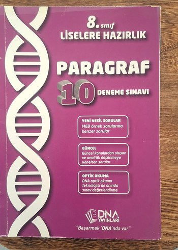 8. Sınıf Liselere Hazırlık Paragraf 10 Deneme
