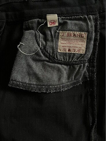 xs Beden J Brand Vintage Siyah Slim Kot Pantolon