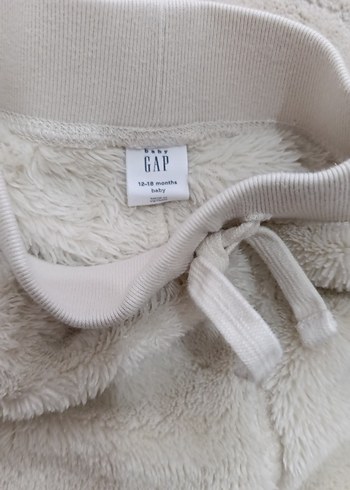 Kız Çocuk Beyaz Peluş Eşofman Takımı - Görsel 5