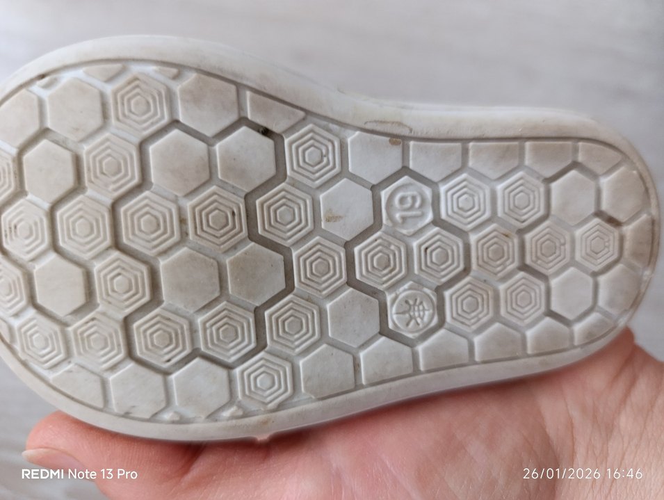 Gri Erkek Bebek İlk Adım Ayakkabısı Velcro - Görsel 4