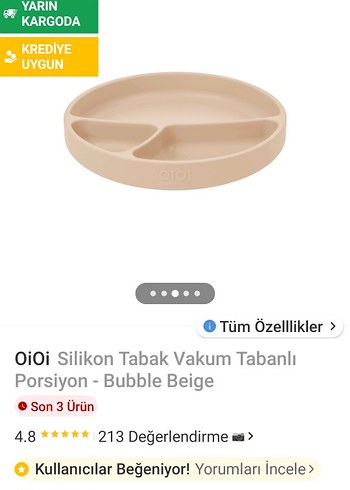 Turkuaz Bölmeli Çocuk Tabak Seti - Görsel 4