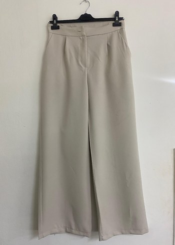 Bej Kadın Kumaş Pantolon