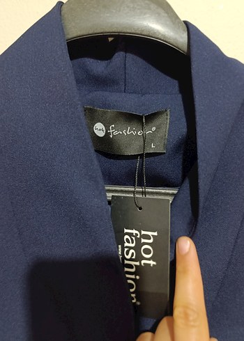 l Beden lacivert Renk Düğmeli Yelek