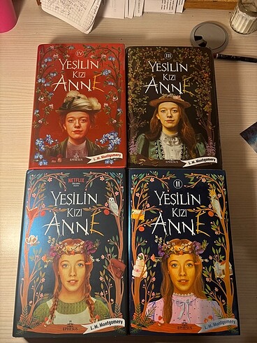 YEŞİLİN KIZI ANNE KİTAP SETİ(ilk 4 kitap) (Anne With An E) ÇANTA