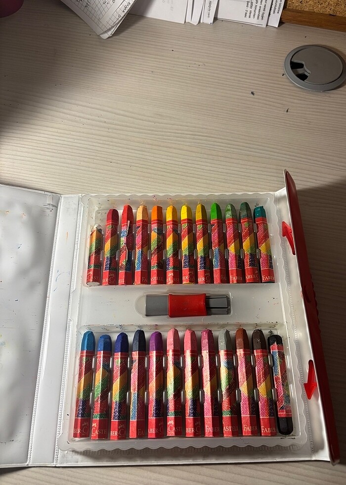 FABER CASTELL 24 LÜ PASTEL BOYA
 - Görsel 3
